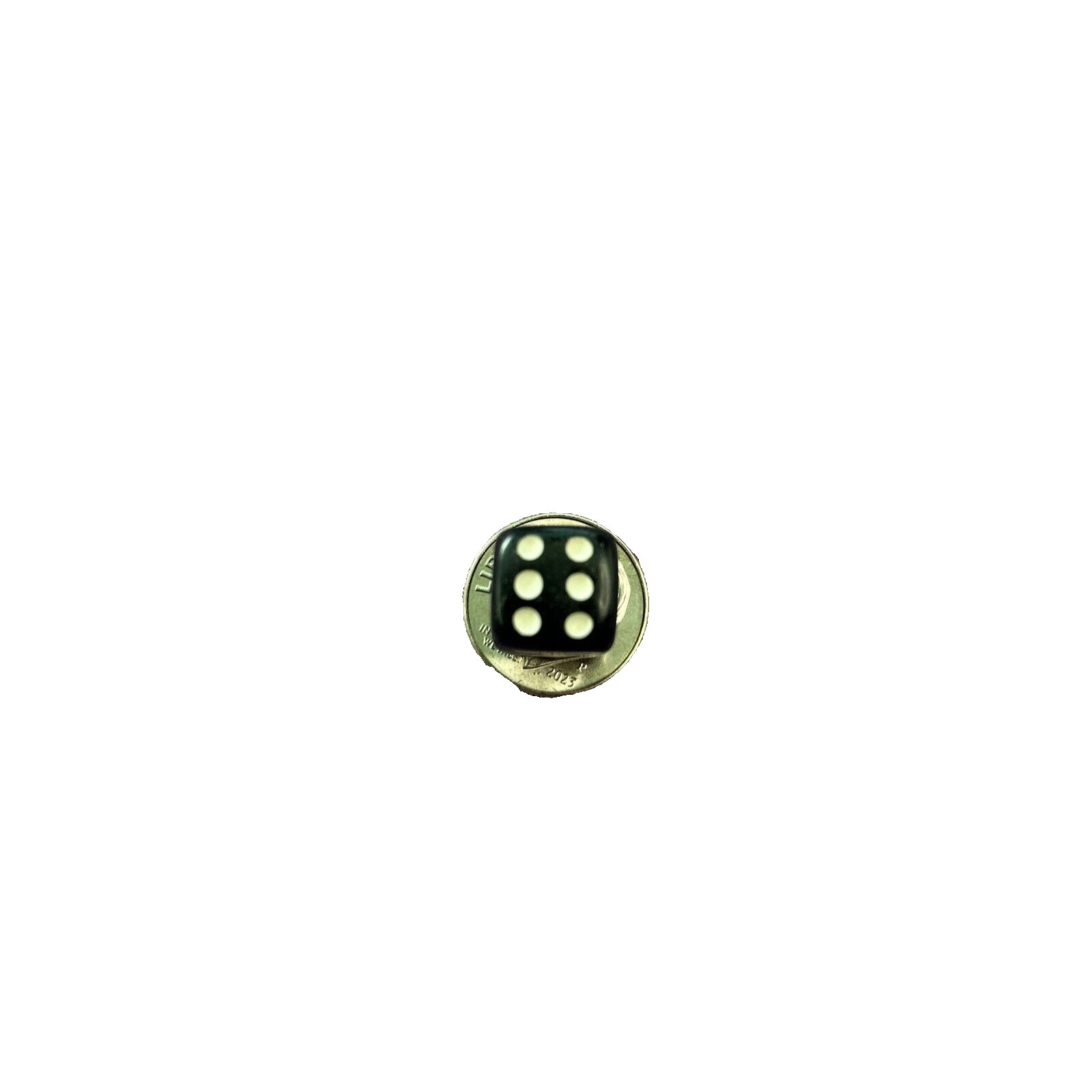 Mini Backgammon Moving Pieces + Dice. Black and White.