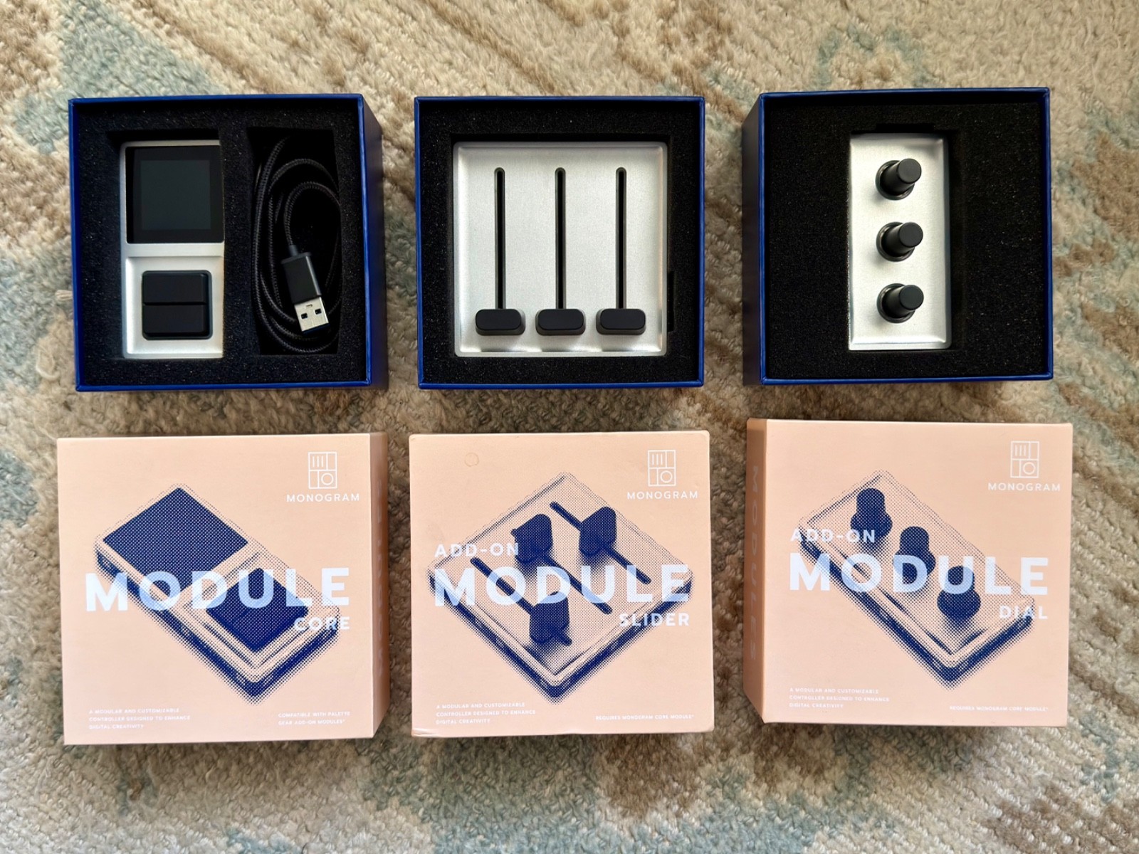 Monogram Creative Console Traveler MIDI Interface w/ Sliders knobs