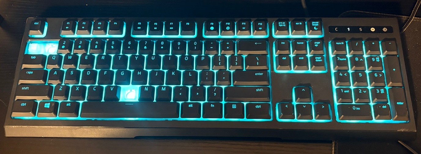 Razer Ornata Chroma Gaming KEYBOARD KEYCAPS KEYS (RZ03-0204)