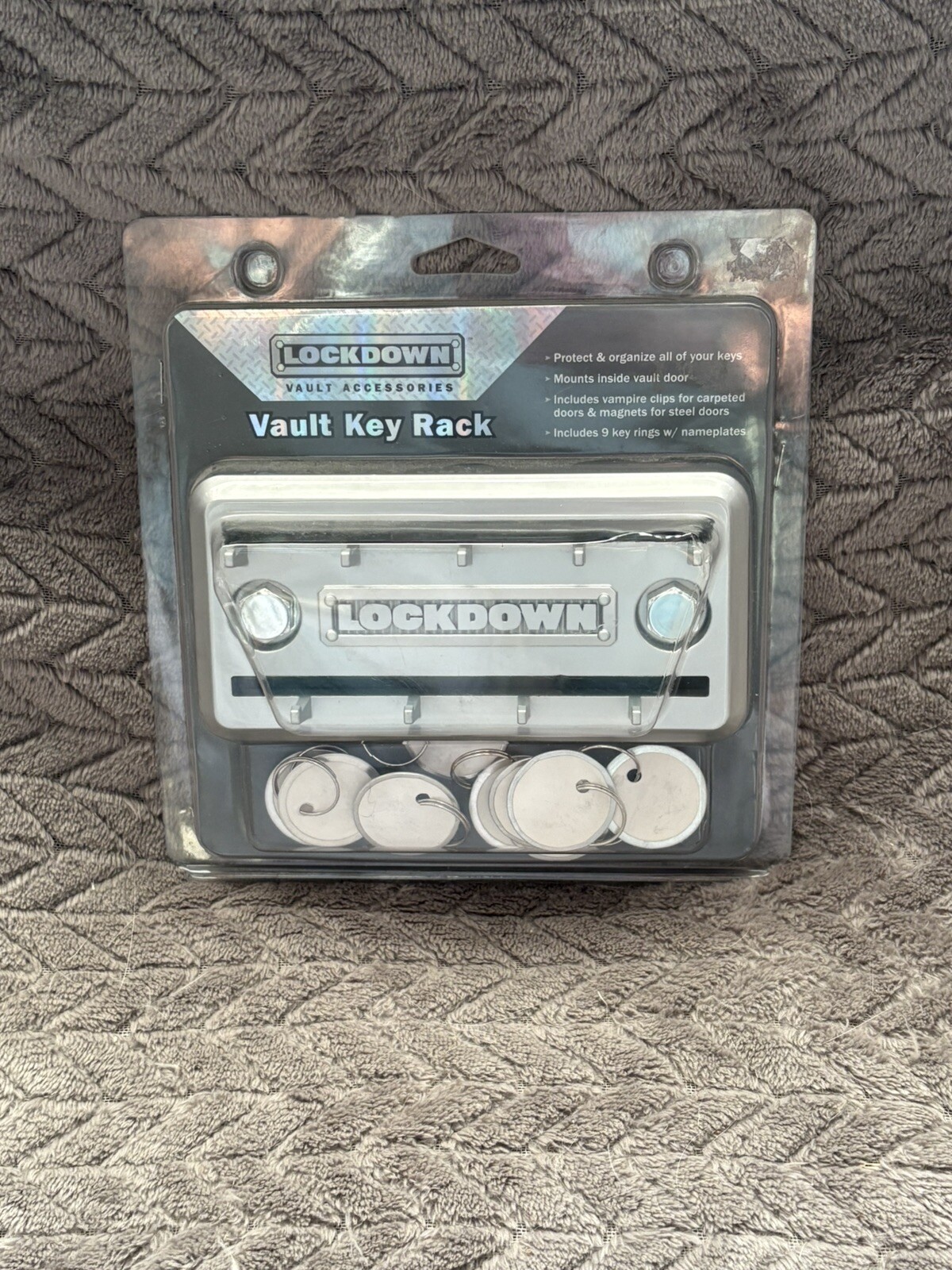 Lockdown Vault Key Rack Polymer Grey 222188