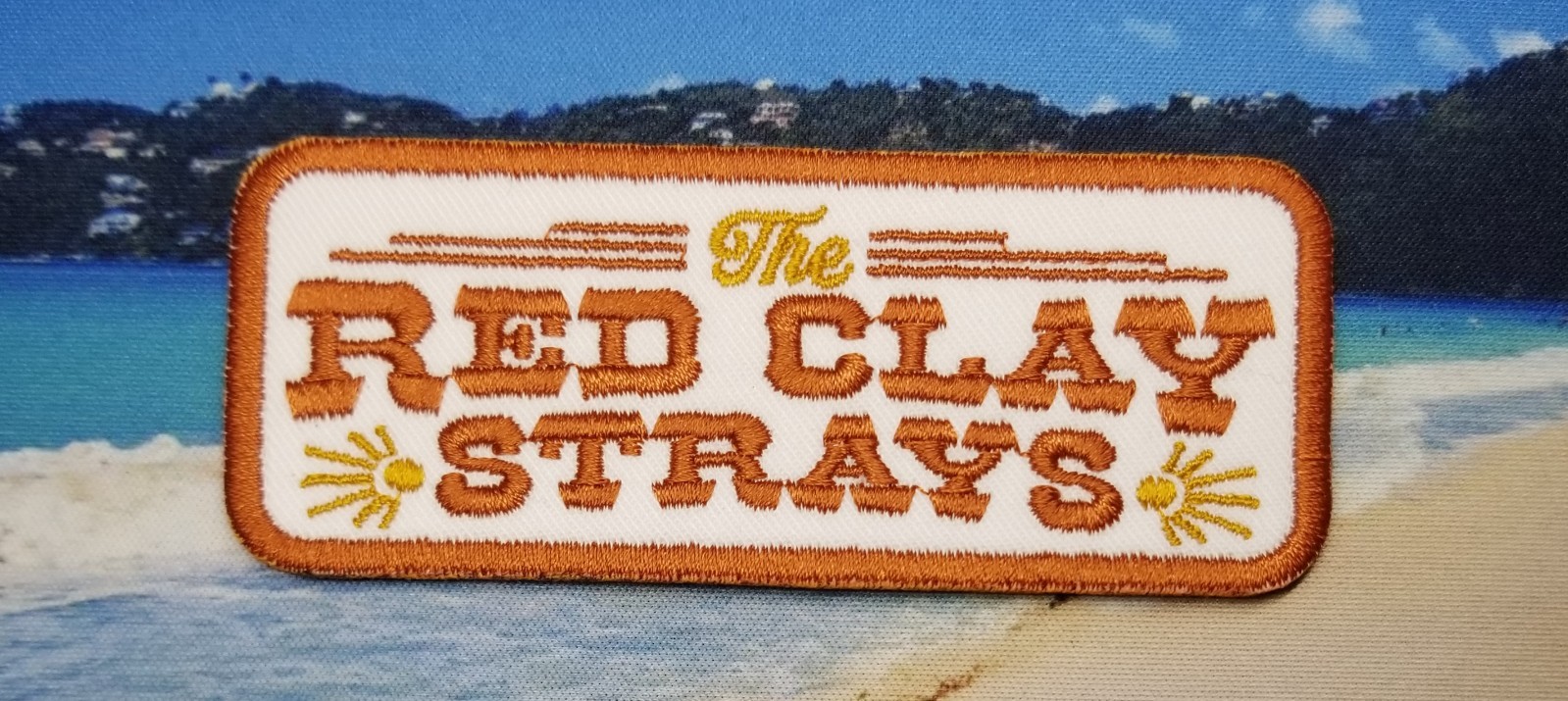 EMBROIDERED THE RED CLAY STRAYS COUNTRY ROCK BAND PATCH (Made To Order)