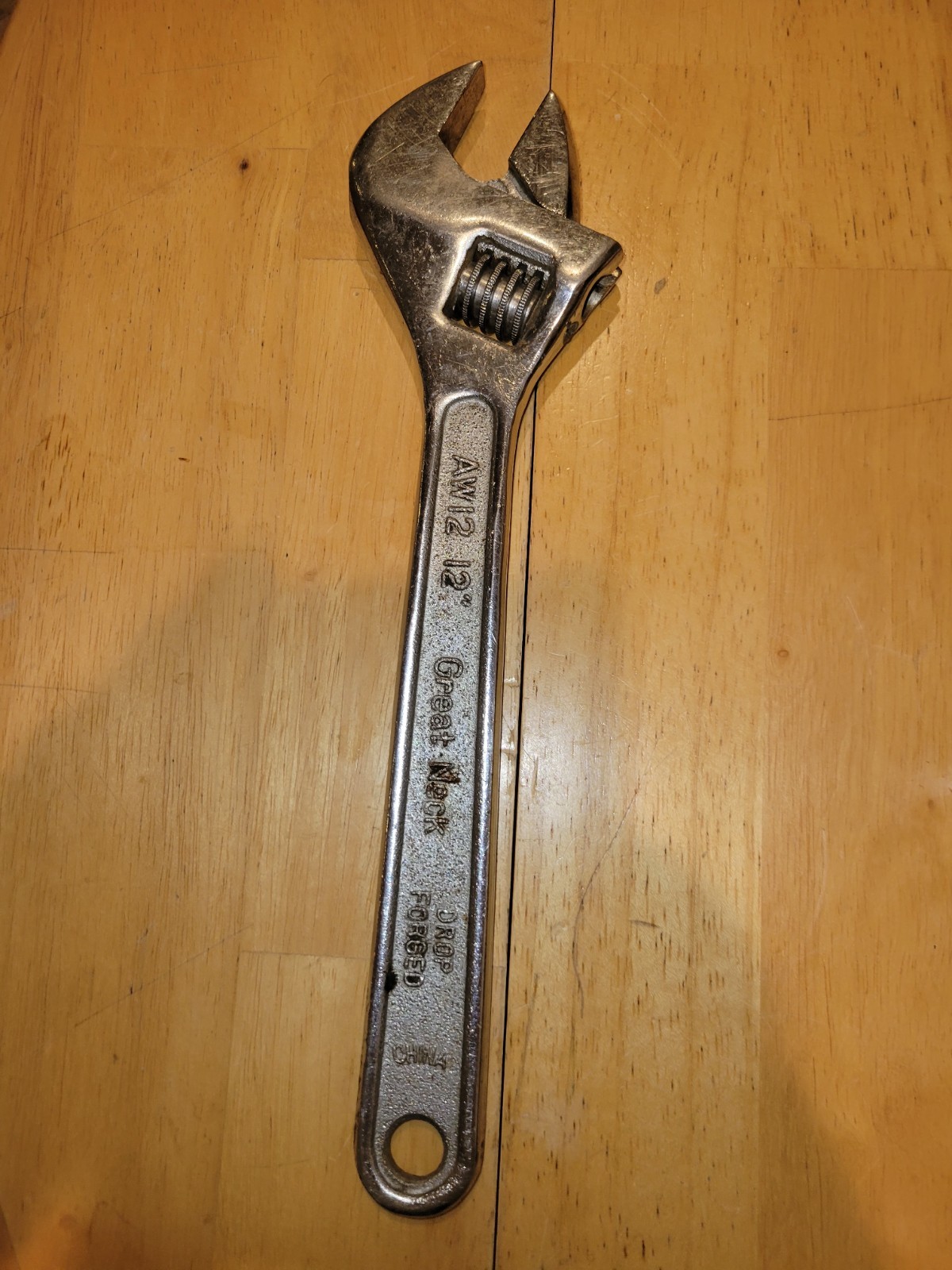 Great Neck Adjustable Crescent Wrench 12 Inch