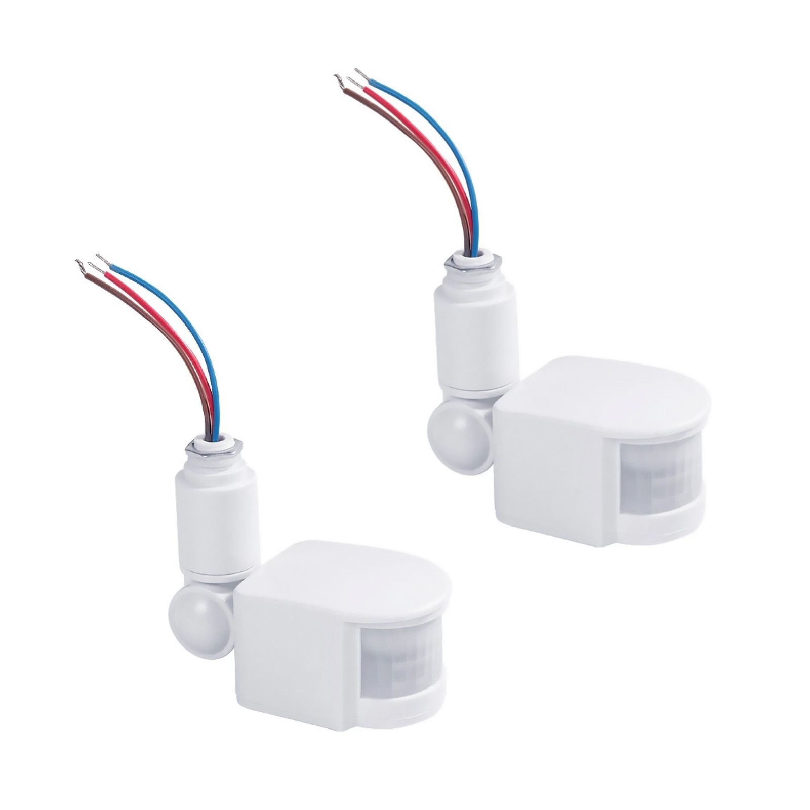 2pcs PIR Motion Sensor Switch Wall Light Switch For Working Humidity: 93%RH