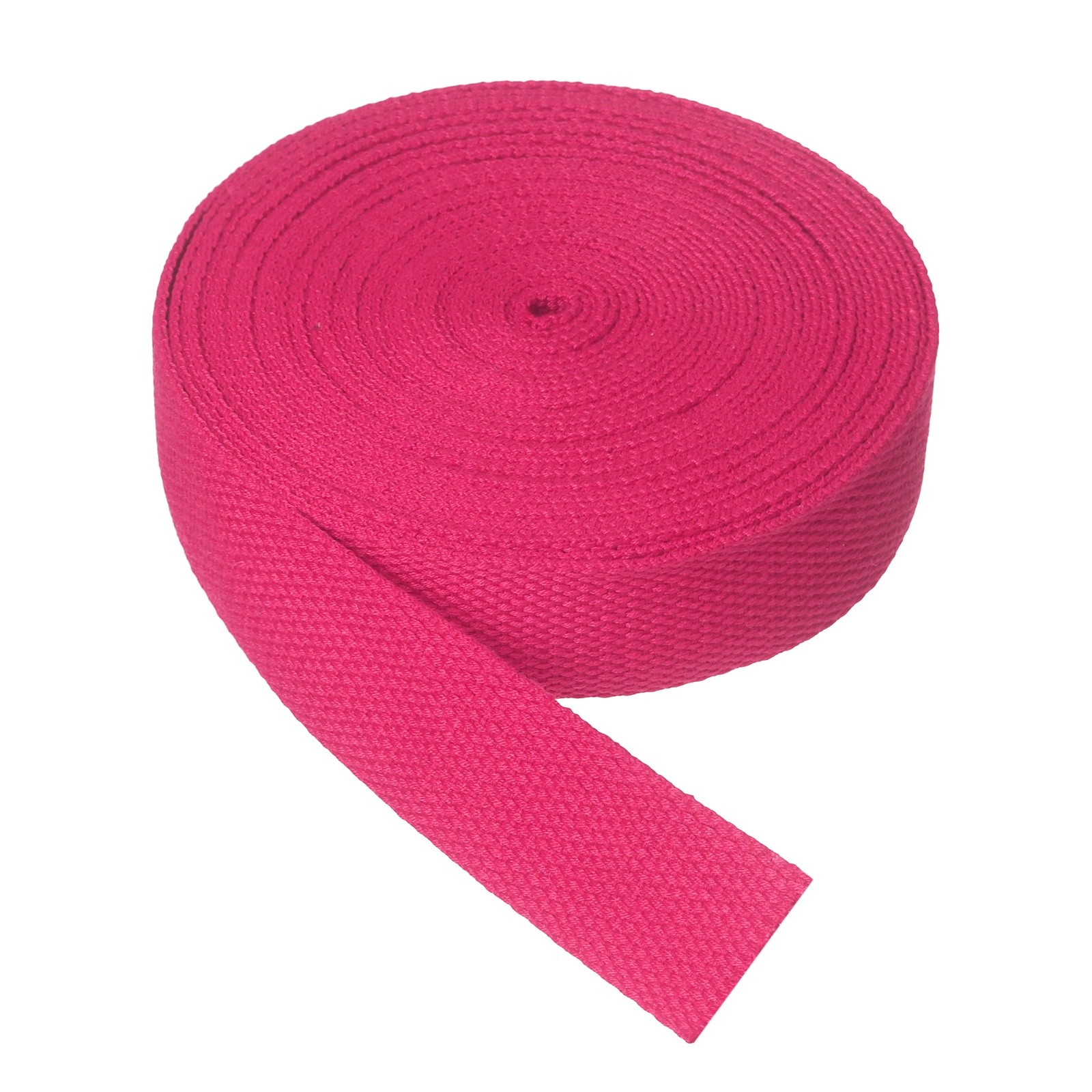 Cotton Twill Tape, 1-1/4" 5 Yards Cotton Ribbon Bias Binding Tape Rose Red