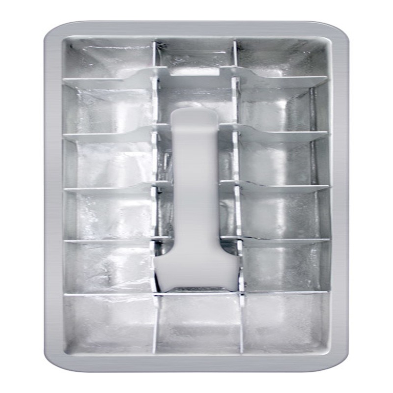 HIC 93251 Vintage Kitchen Silver Aluminum Ice Cube Tray 11 L x 4 W in.