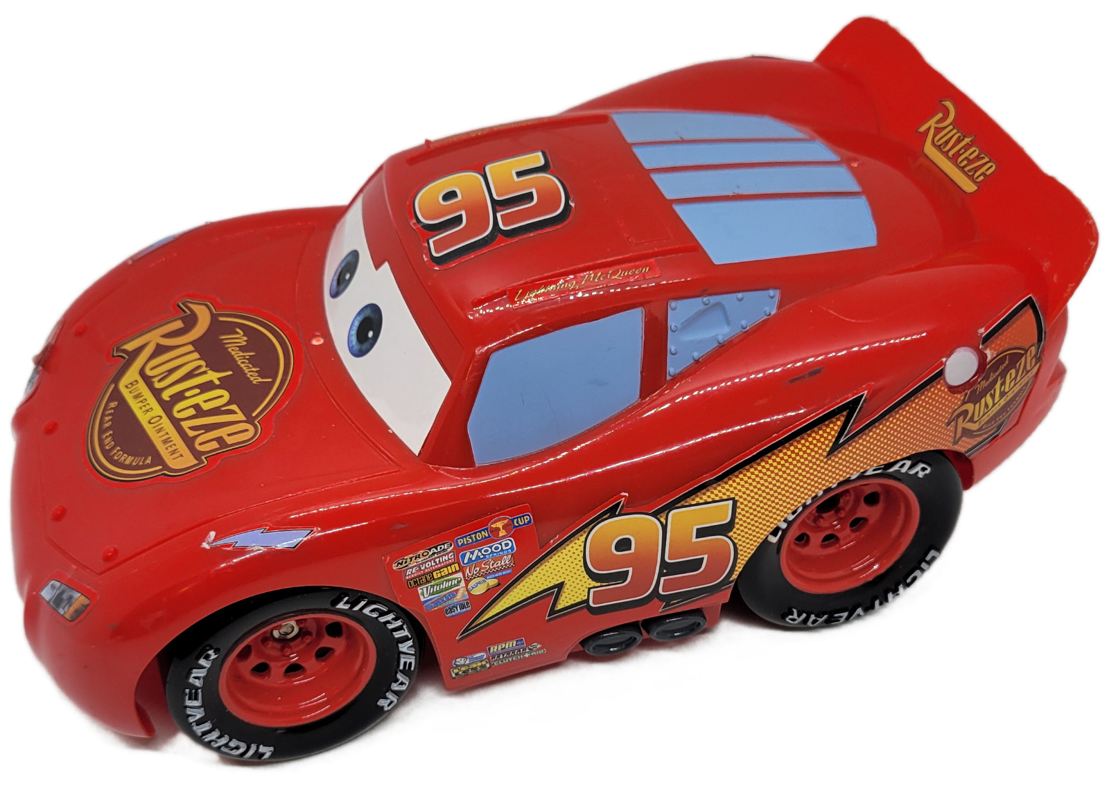 TYCO 2006 Disney Cars Lightning McQueen 27MHz RC Car (For Parts)