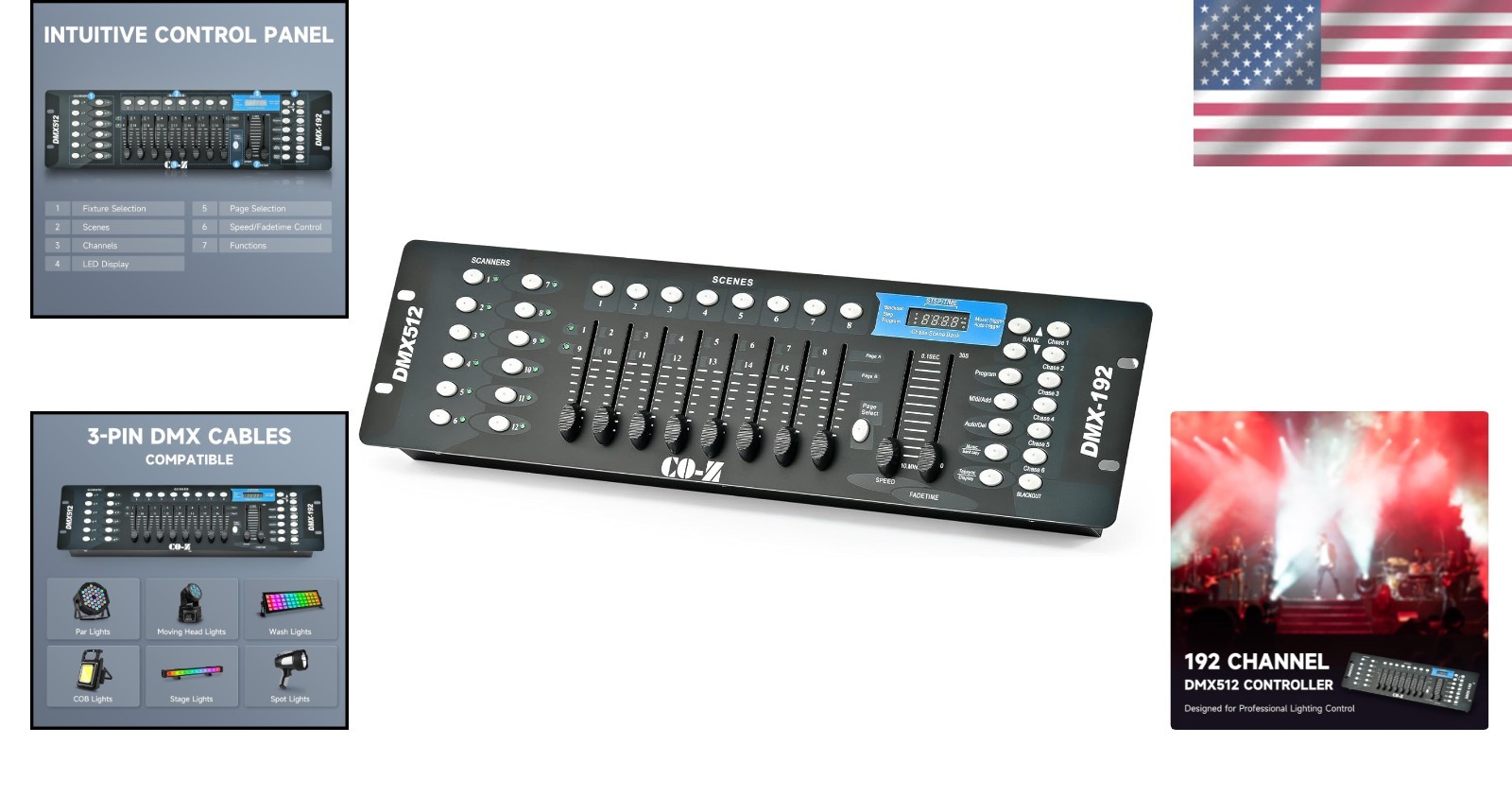 DJ Light Controller Mixer for Club and Bar Shows