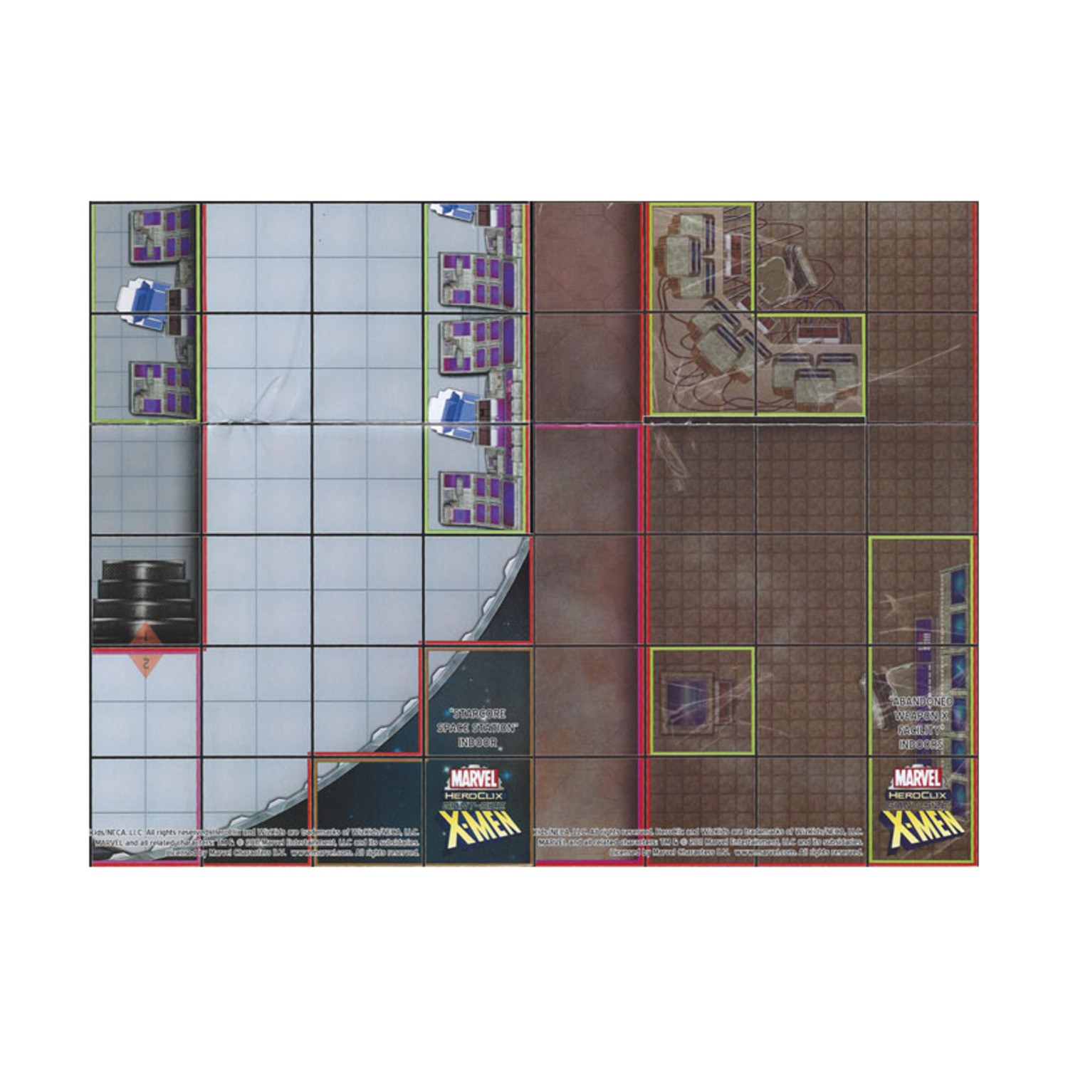 WizKids HeroClix Map  Starcore Space Station/Abandoned Weapon X Facilit Bag New