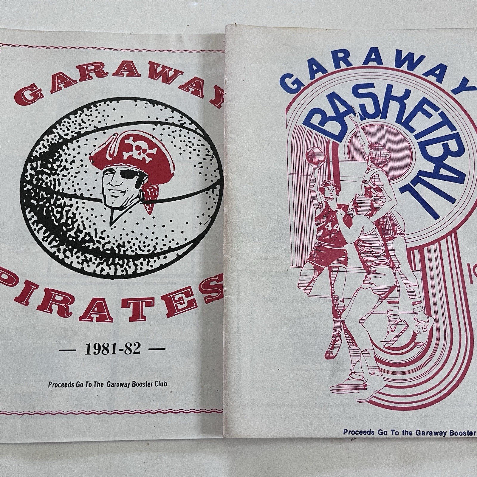 Garaway School Pirates Basketball 1981 1982 1983 Programs Lot Of 2