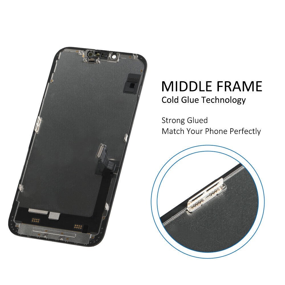 For iPhone 14 Plus Soft OLED Touch Screen Digitizer Display Assembly Replacement