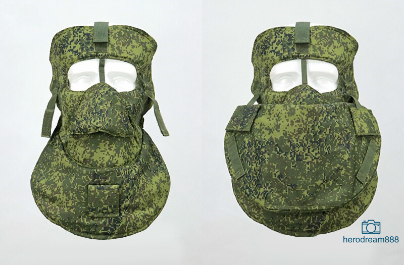 Russian 6b49 Facel Shield Mask Replica Protection Kit Fit for 6B45 Tactical Vest