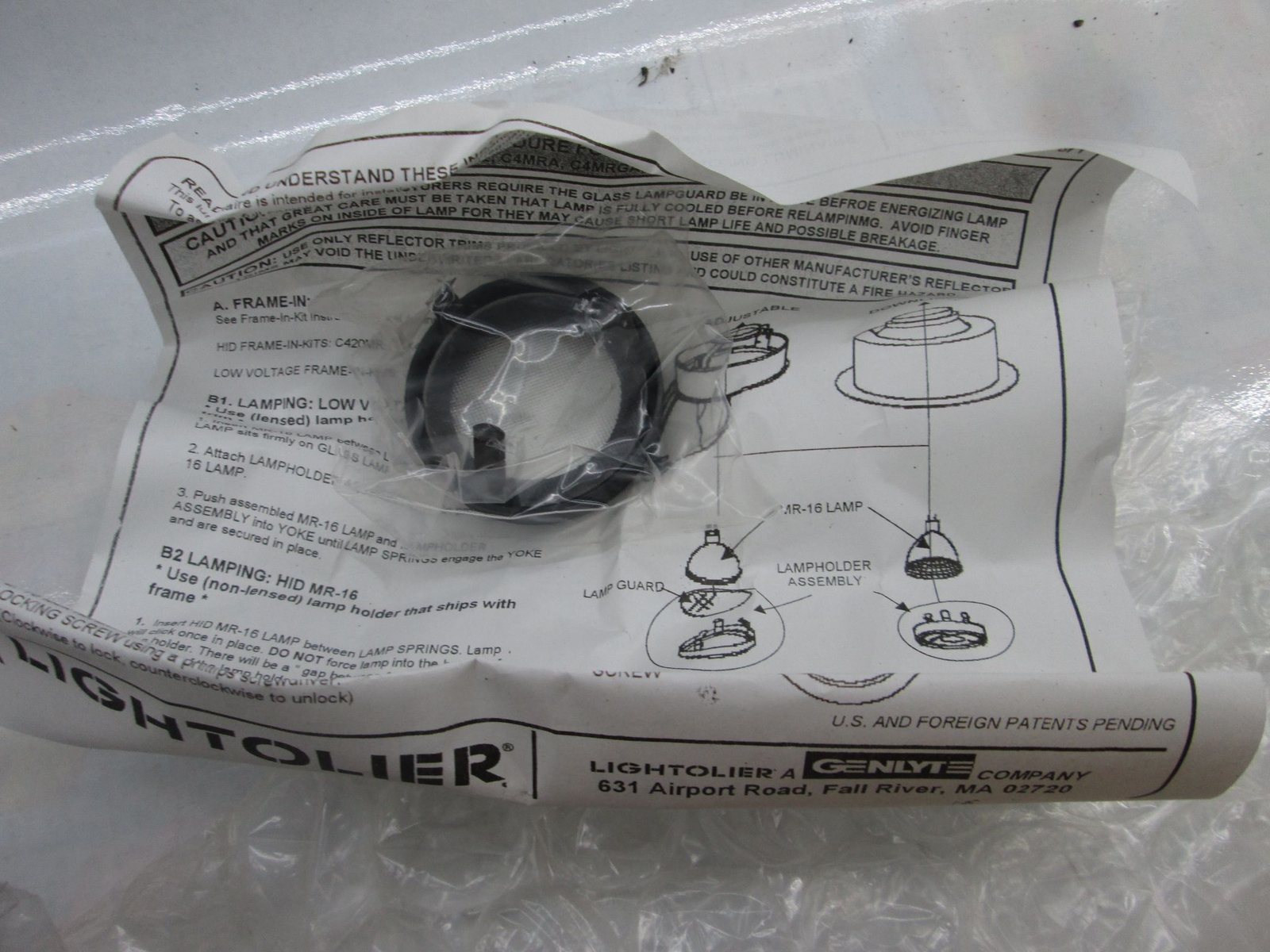 Lightolier C4MRACLW 4" Recessed Downlight Calculite