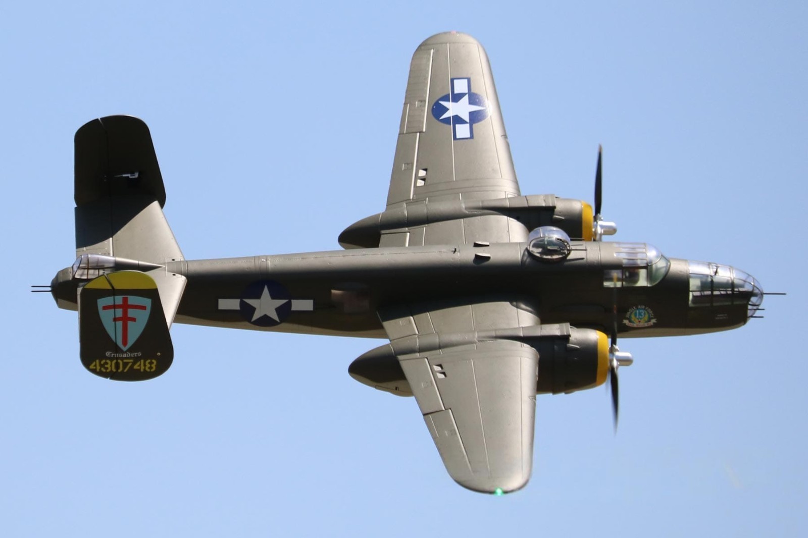 RC Airplane Aircraft Fighter Warbird FlightLine B-25J Mitchell 63" Wingspan PNP