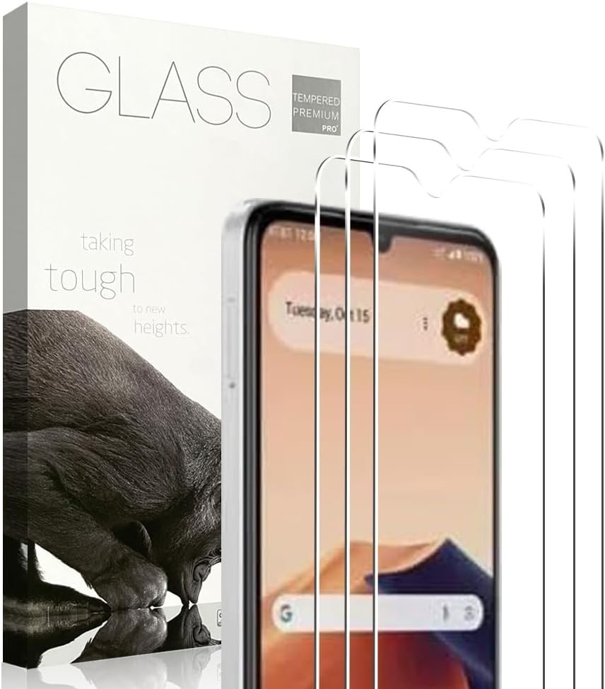 [3 Pack] Tempered Glass Compatible With Cricket Outlast 5G 2024 and AT&T Motivat