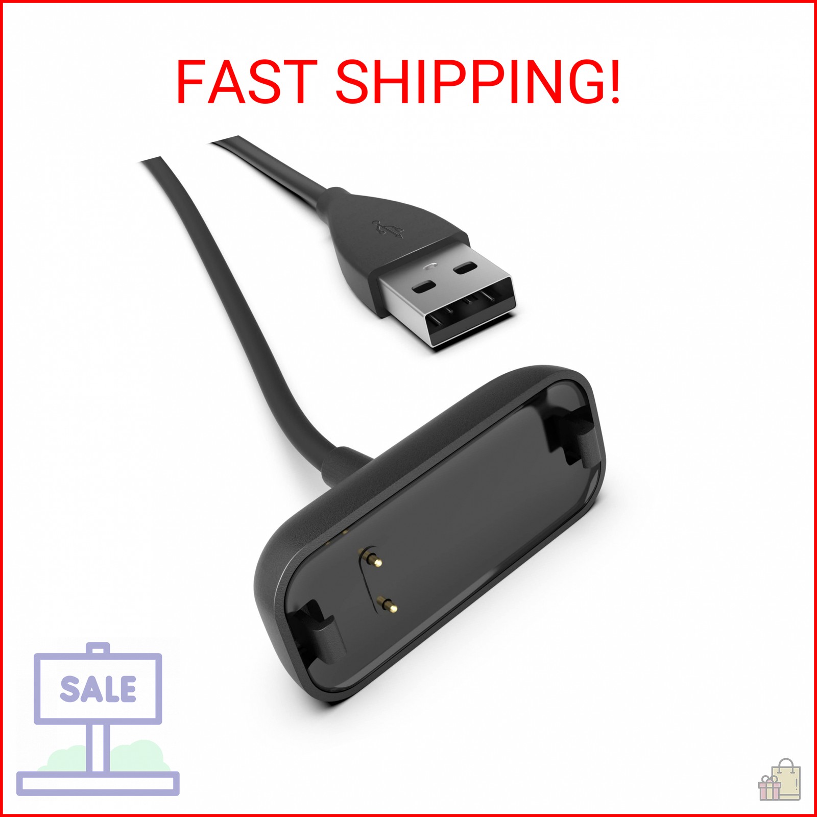 Sinoacc 3.3ft Charger for Fitbit Inspire 3 Charger Replacement USB Fast Charging