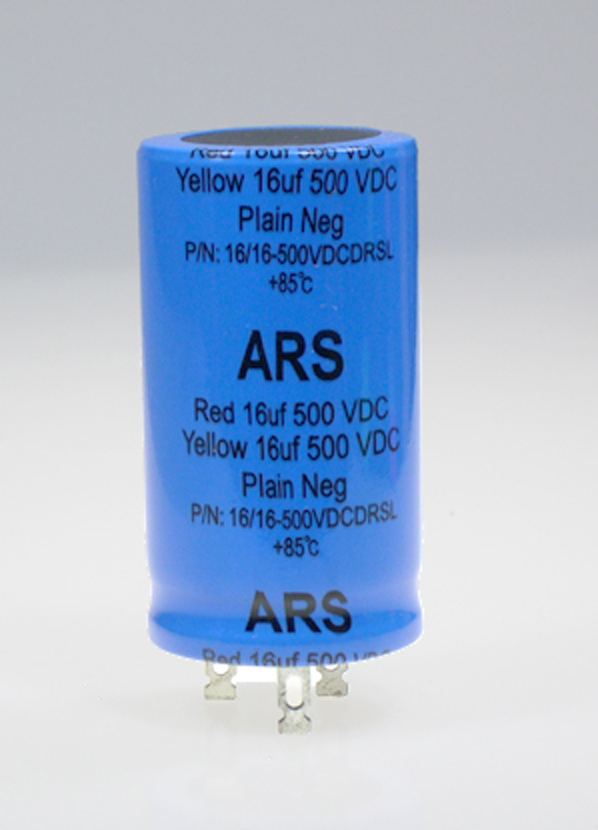 16uf+16uf-500vdc ARS Dual Capacitor  Replaces  VOX Marshall  F&T JJ LCR HiWatt