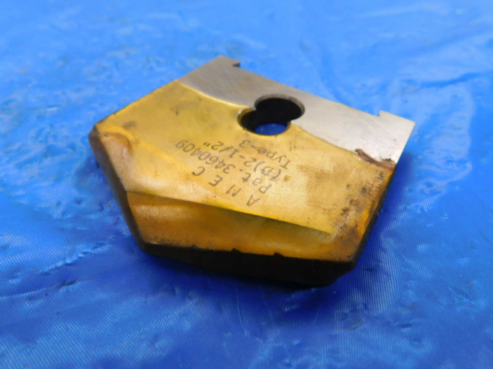 NEW ALLIED MACHINE 2 1/2" TYPE-3 SPADE DRILL INSERT 2.5 AMEC (D)2-1/2" INDEXABLE