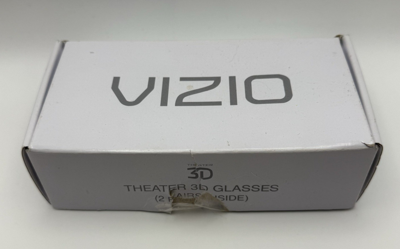 Vizio Theater 3D Glasses 2 Pairs New Open Box Not Factory Sealed