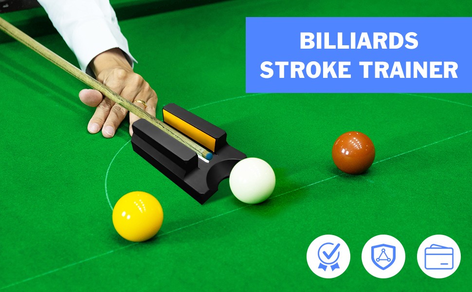 Billiards Stroke Trainer Pool Cue Stroke Trainer Aiming Practice Tool Portable