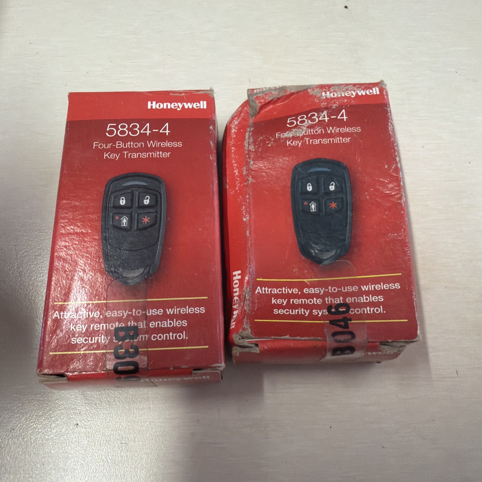 Honeywell 5834-4 Four-Button Wireless Key Transmitter/FOB (PRICE OF 1 !)