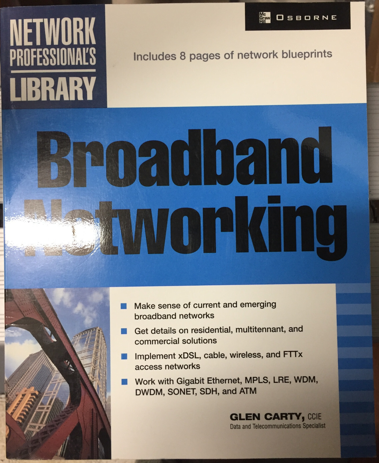 Book = Network Library Broadband Networking WDM DWDM SONET by Glen Carty