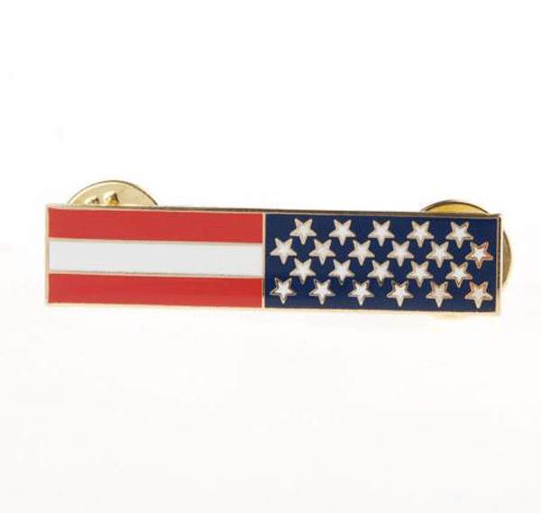 New US Metal US Flag Clothes Pin Badge – US077