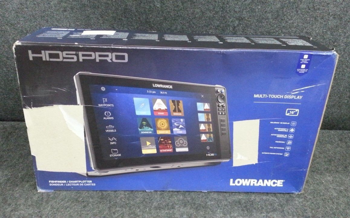 LOWRANCE HDS PRO 16 Fishfinder/Chartplotter + ActiveImaging 3-In-1 Transducer *