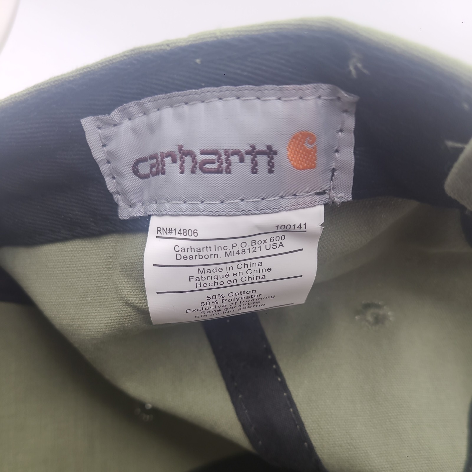 Carhartt Canvas Baseball Hat - Strapback