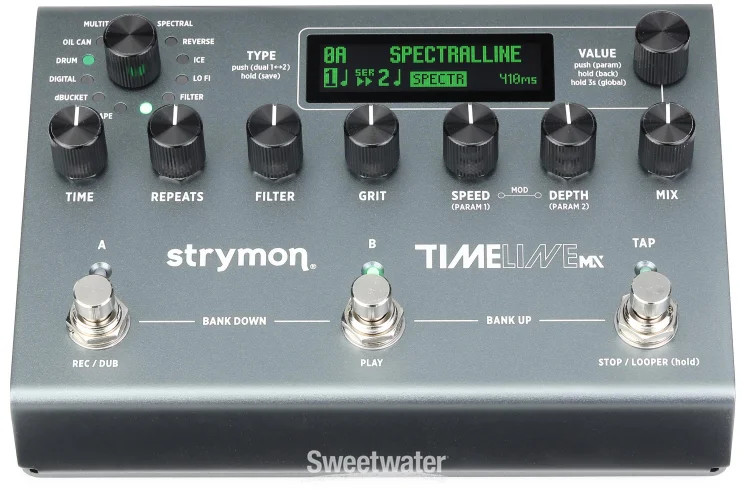 Strymon TimeLine MX Multi-delay Workstation Pedal