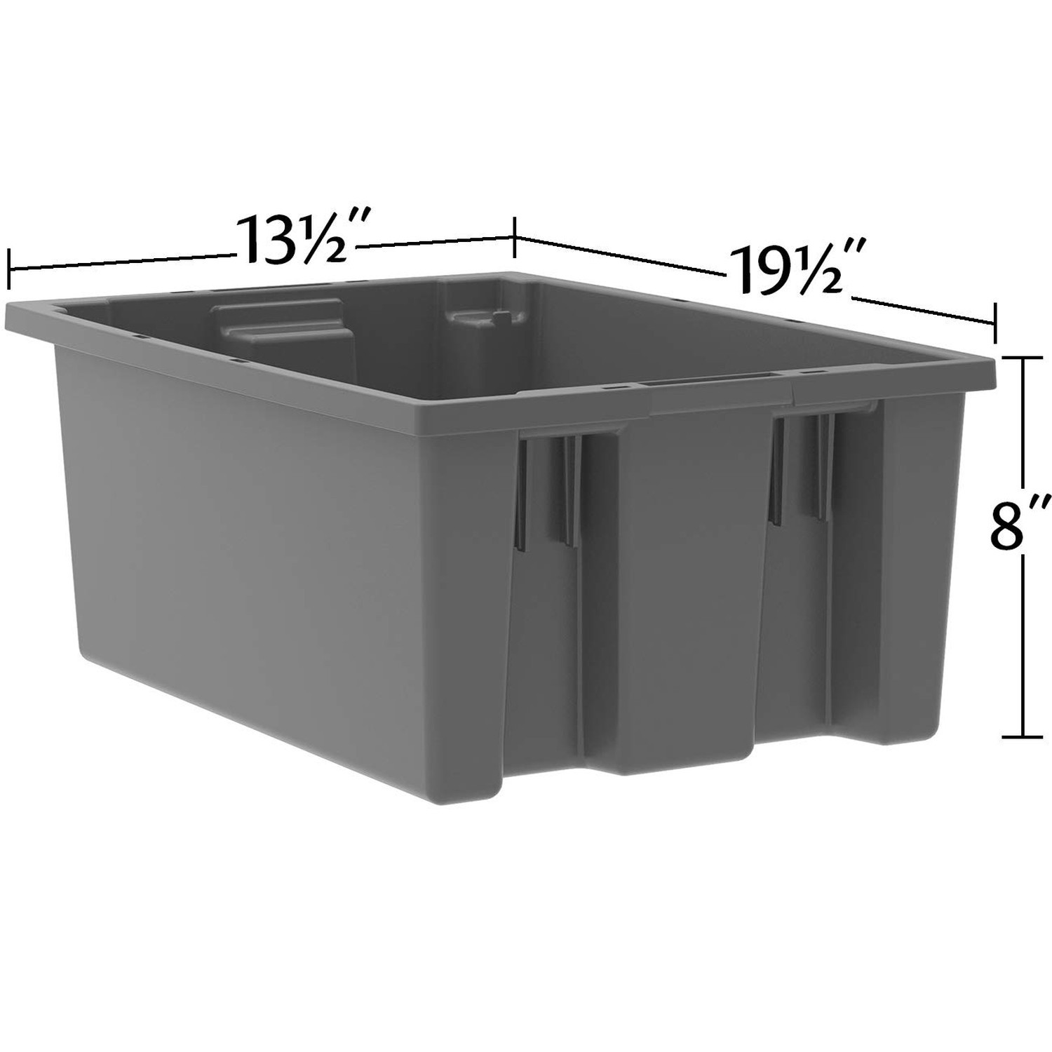 Akro-Mils 35200 Nest and Stack Plastic Storage Container and Distribution Tot...