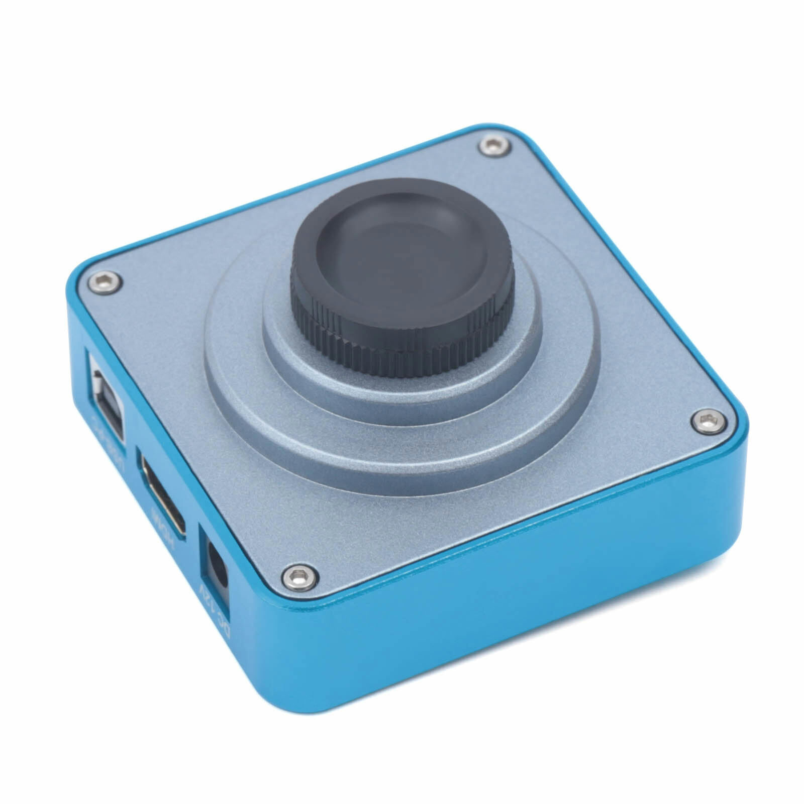 New HD 1080p HDMI Industrial Digital Video Microscope Camera C Mount USB Blue