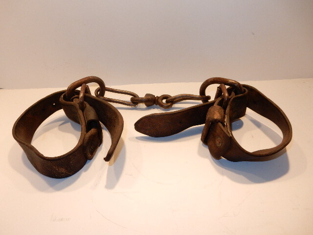 Rare Antique Heavy Duty Horse Hobbles