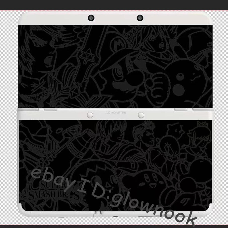 Super Smash Bros. Themed Replacement Faceplate Set for Nintendo New 3DS Console