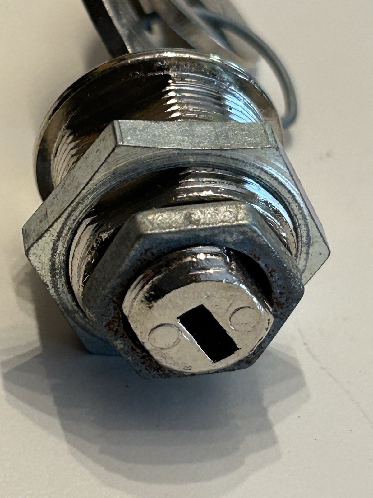 Steelcase Replacement Lock Cylinder Plug Core with 2 keys - NOS