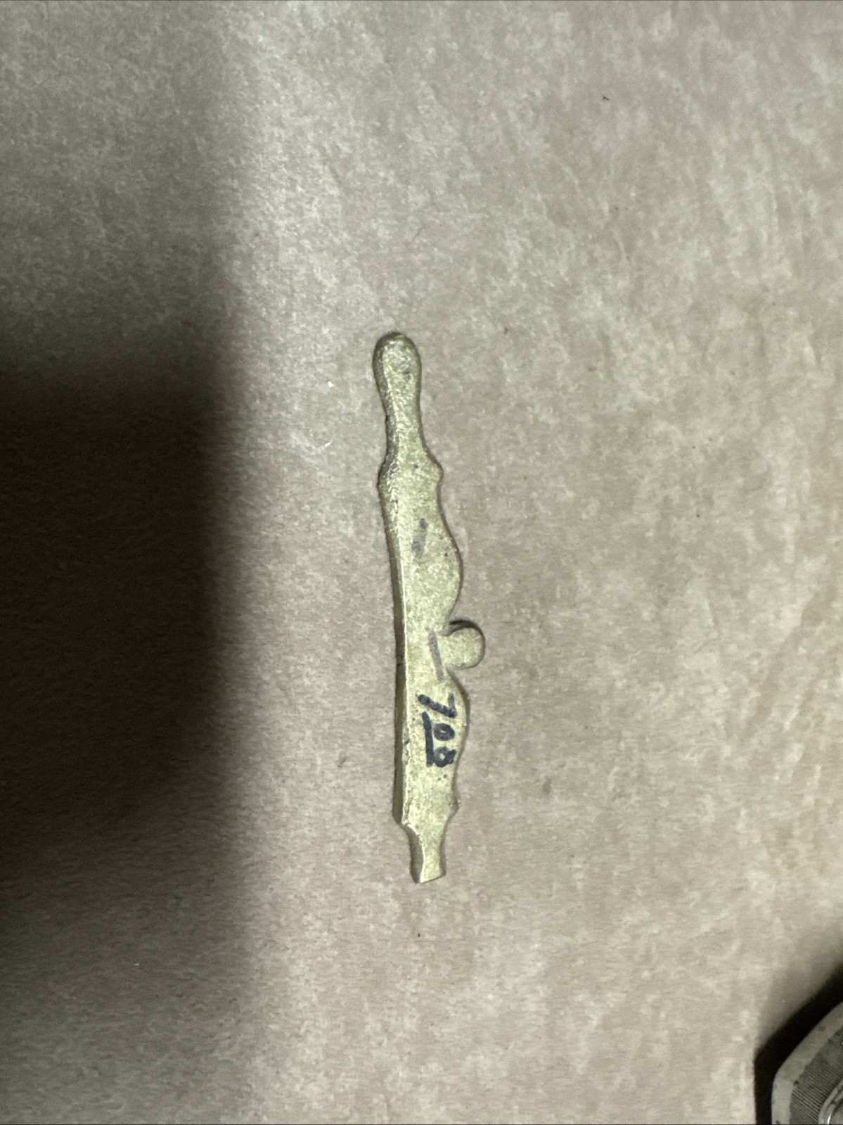 Early Lancaster German Silver Flintlock Side Plate
