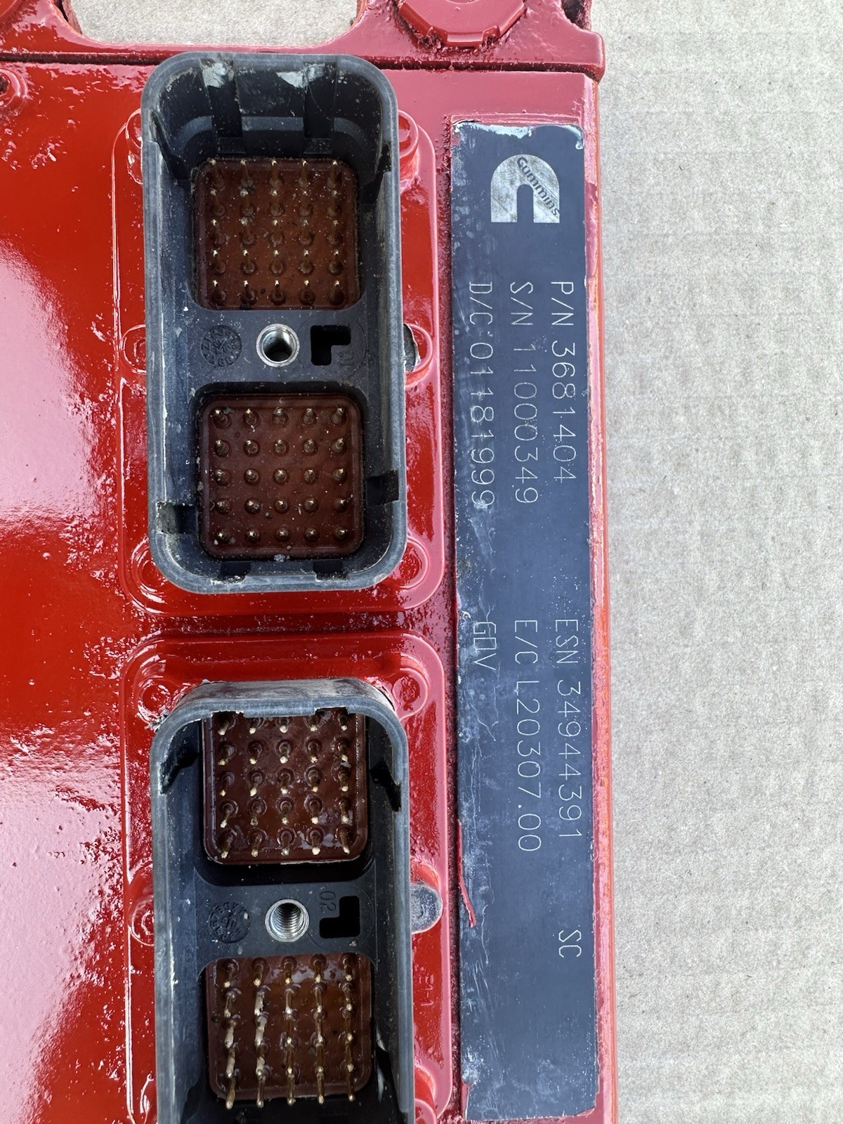 Cummins Engine Control Module 3681404