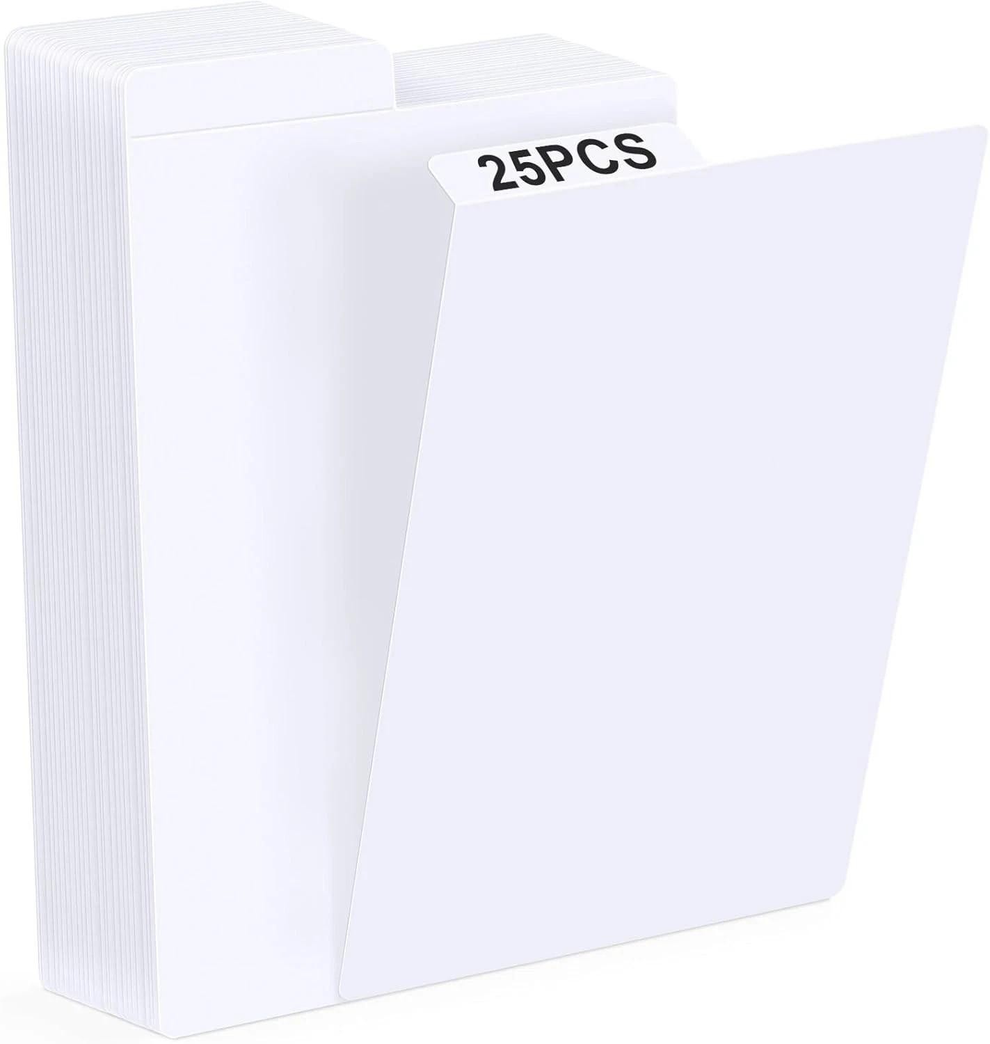 Comic Book Dividers, 25 Pack Cardboard Comic Book Dividers with Tabs for Comic B