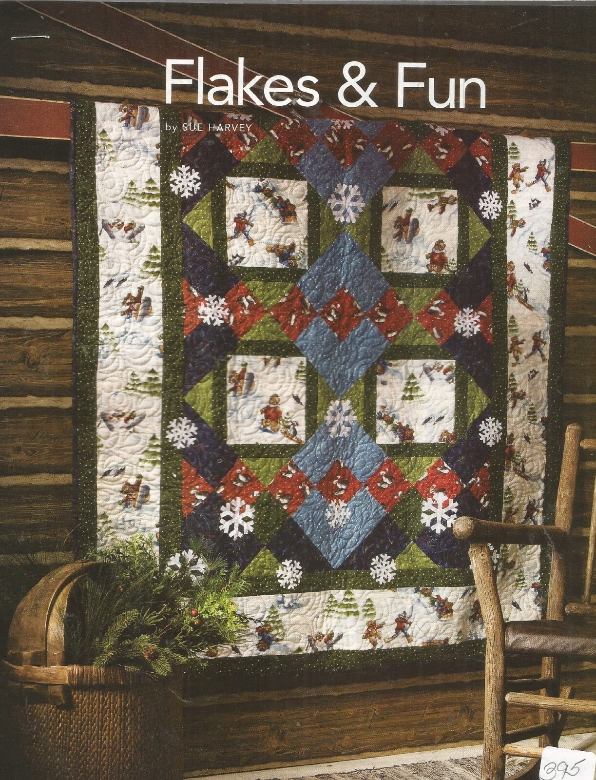 E0561 FLAKES & FUN WALLHANGING QUILT PATTERN/INSTRUCTIONS