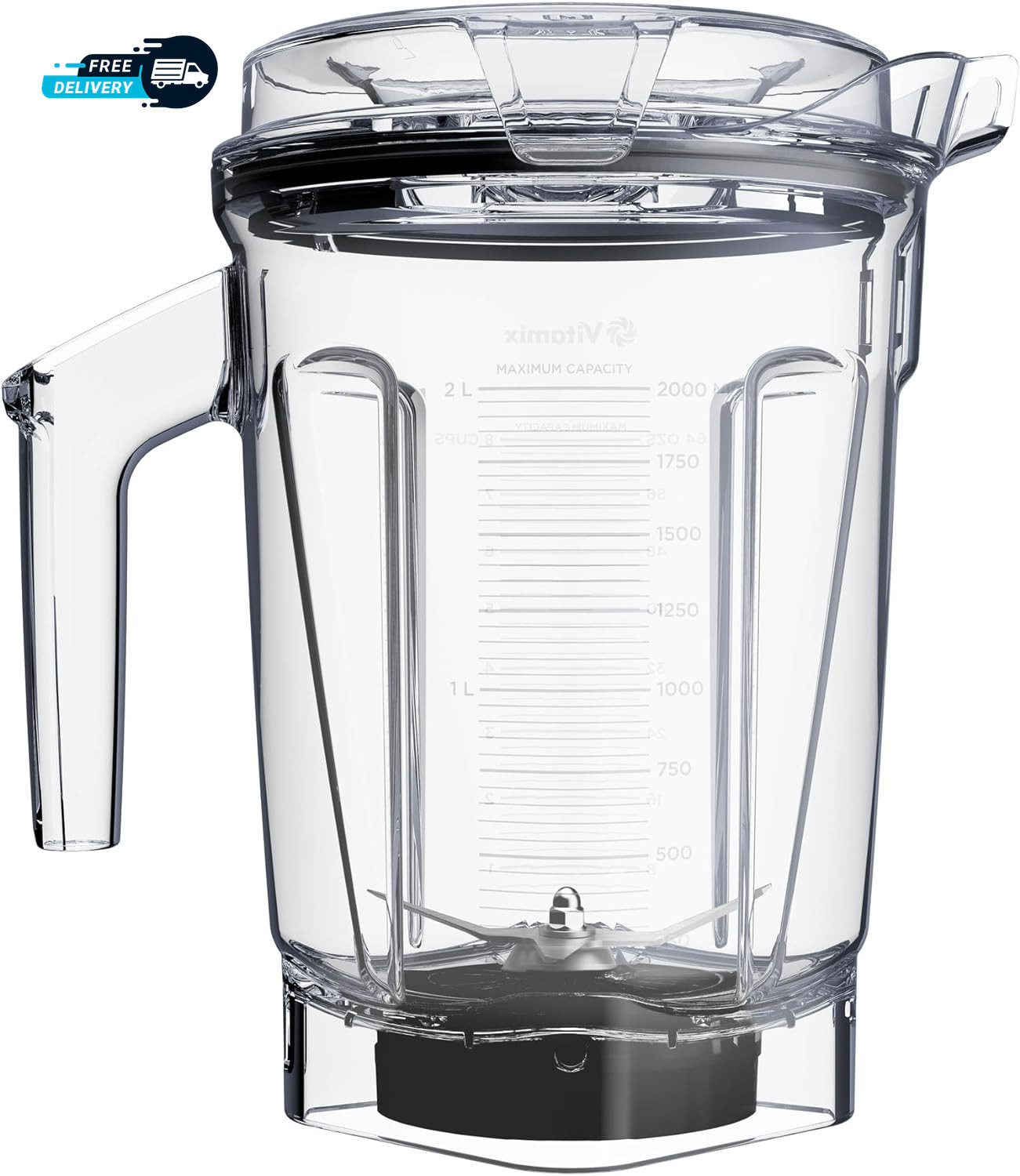 64 Ounce Low Profile Blender Container with SELF DETECT Bpa Free