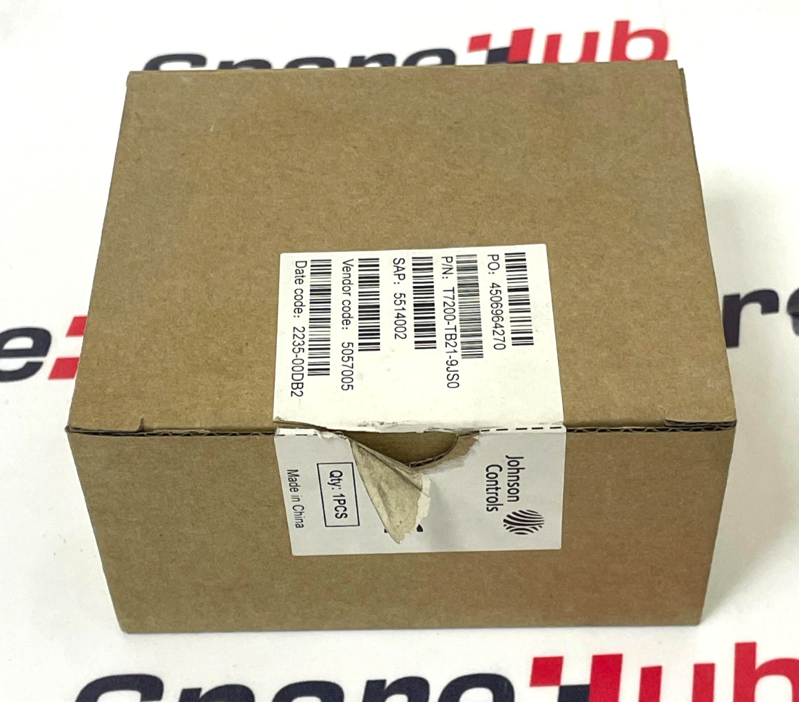 JOHNSON CONTROLS T7200-TB21-9JS0 LCD Digital Thermostat
