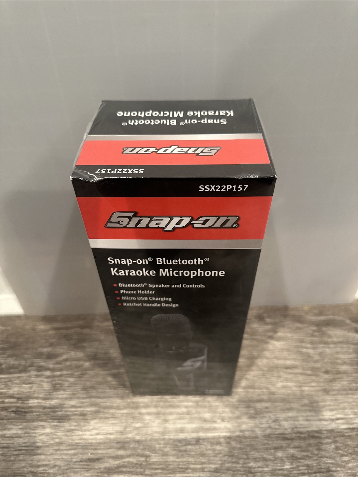 New Snap-On Bluetooth Karaoke Microphone Bluetooth Mic SSX22P157 Great Gift