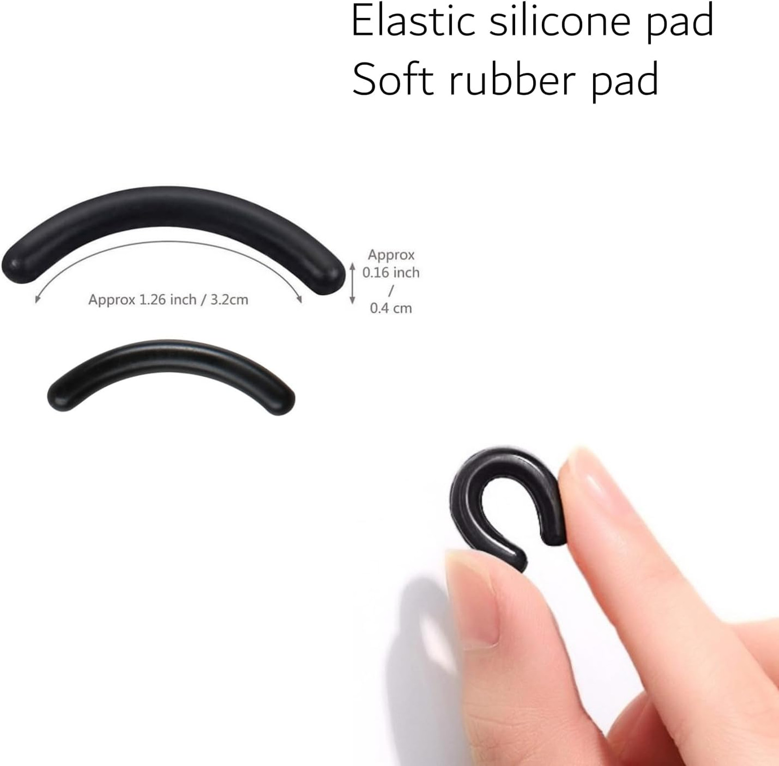 Eyelash Curler Refills 80 Pack Silicone Compatible with Select Curlers Easy
