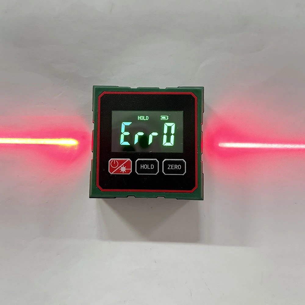 Digital Angle Finder with Electronic Laser - 4-side Strong Magnetic Angle Gauge
