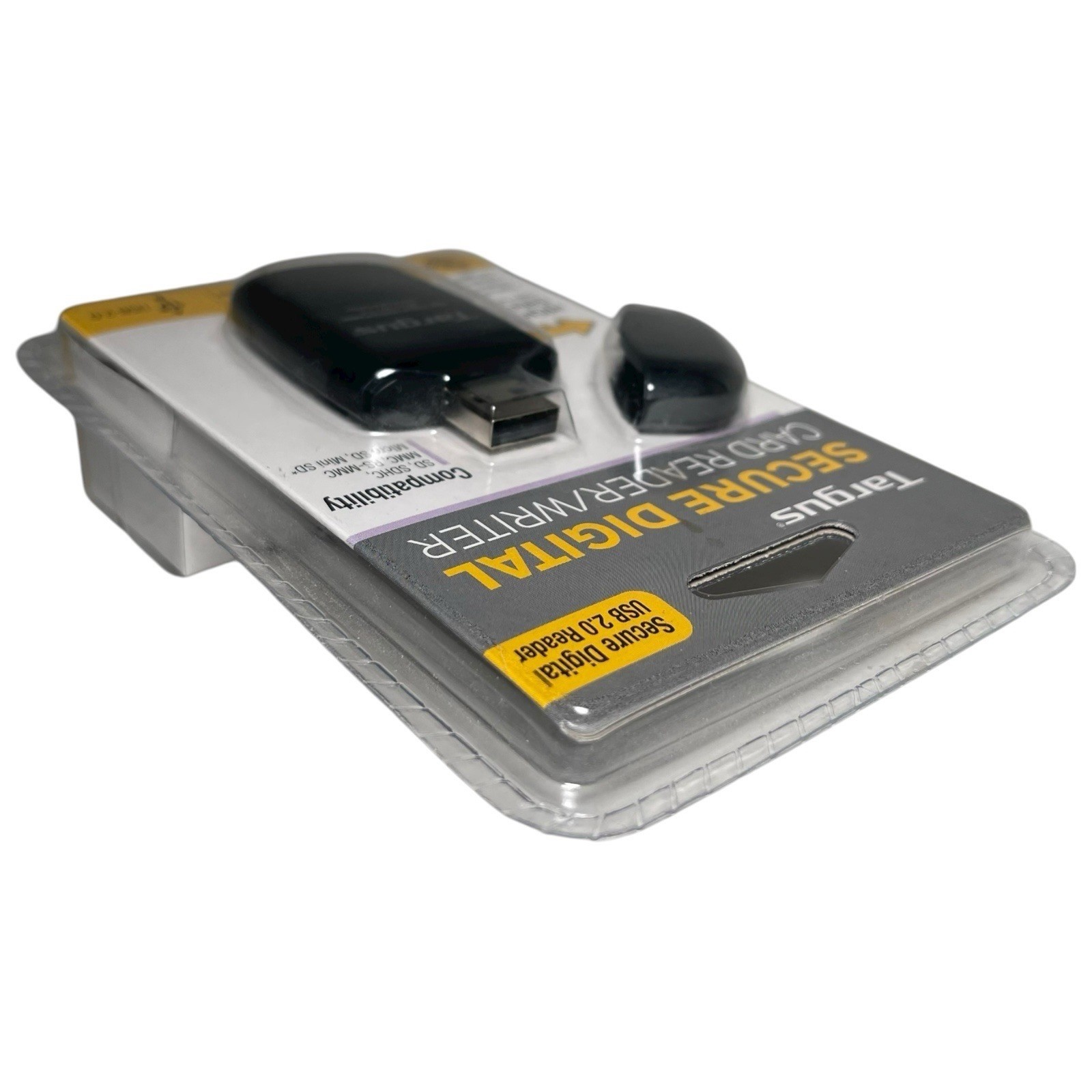 Targus Secure Digital SD Card Reader Writer USB High Speed For PC/Mac New