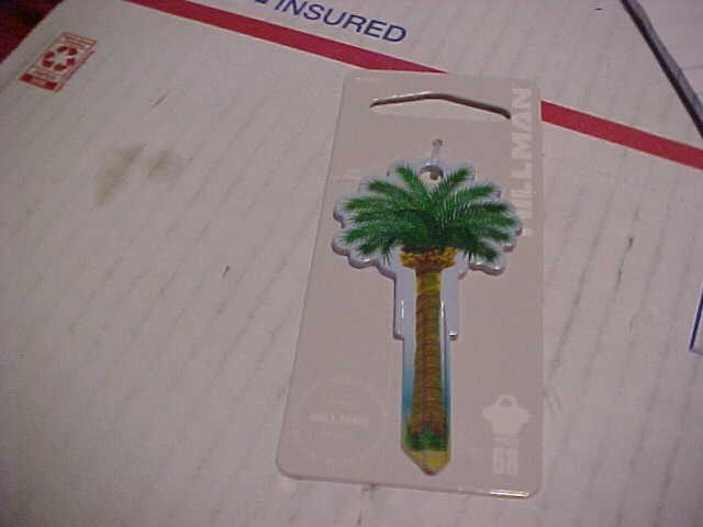 Qty 1 SC 1/68 Hillman  Palm Tree Shaped Key Blank  with free shipping