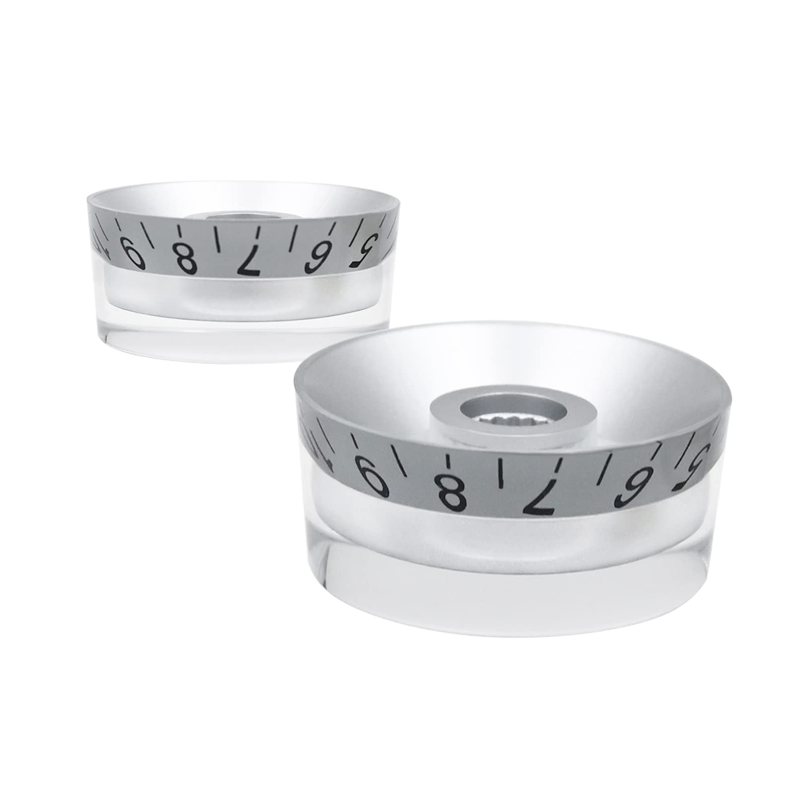 4pcs Volume Tone Speed Control Knobs Hat Shape with LP Style Bass Guitar Part...