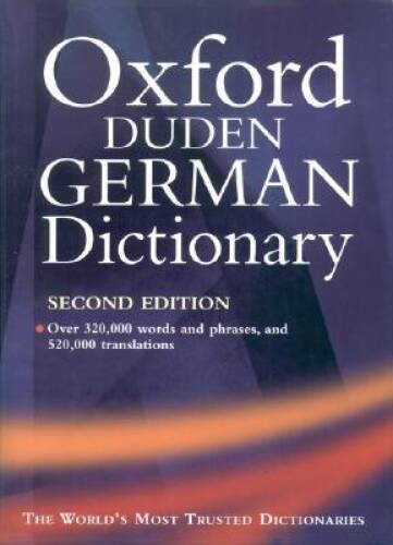 The Oxford-Duden German Dictionary - Hardcover By Clark, M - VERY GOOD