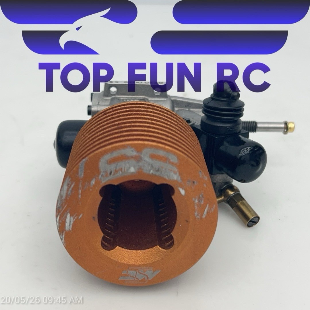 RARE RB CONCEPTS S5 3.5CC Nitro Engine W/EXTRA PARTS