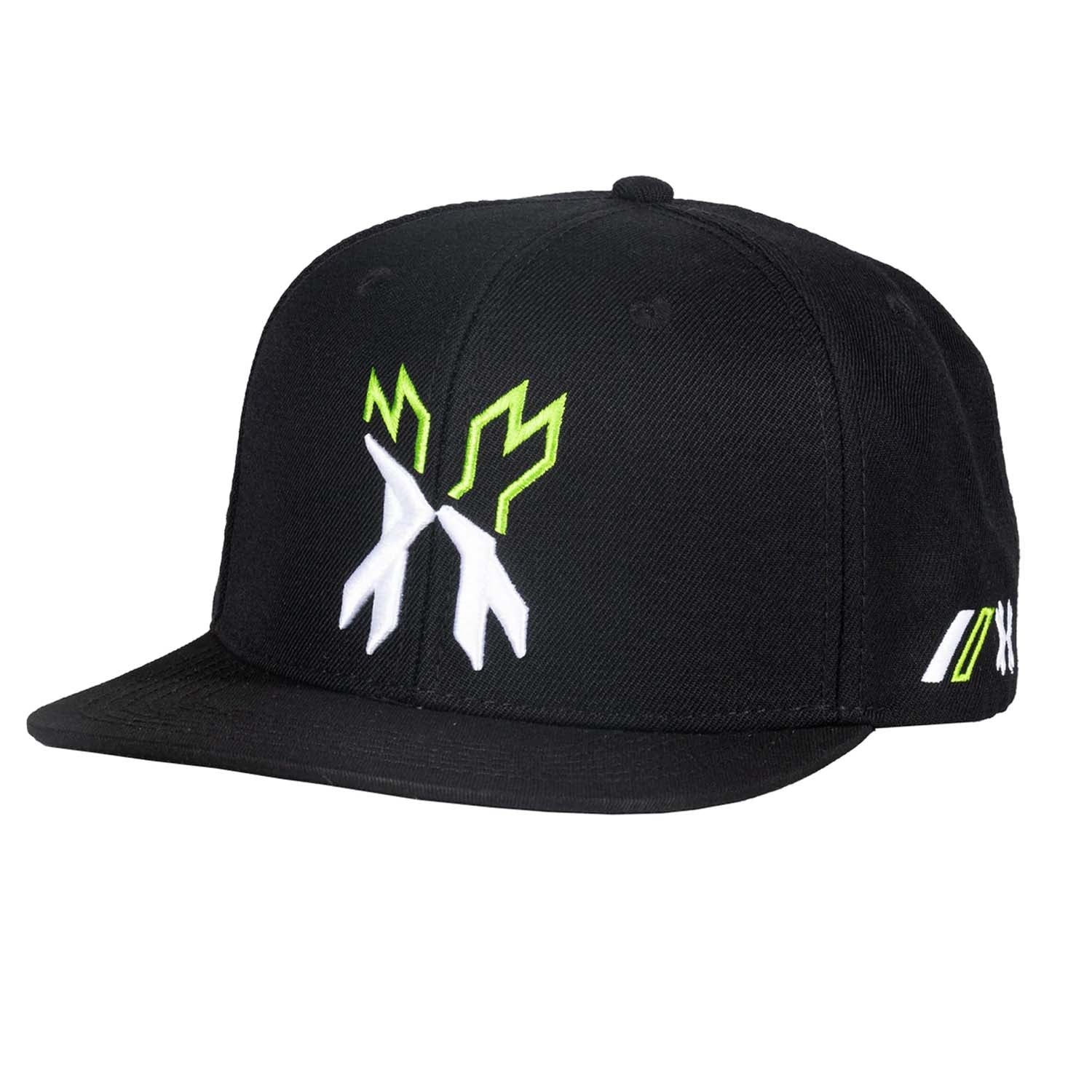 HK Army Snapback Hat - Split - Black / Green / White