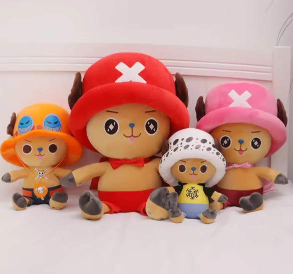 Cute Tony Tony Chopper Plush 14in - Anime Bedroom Decor - Kids Xmas Gift Toy